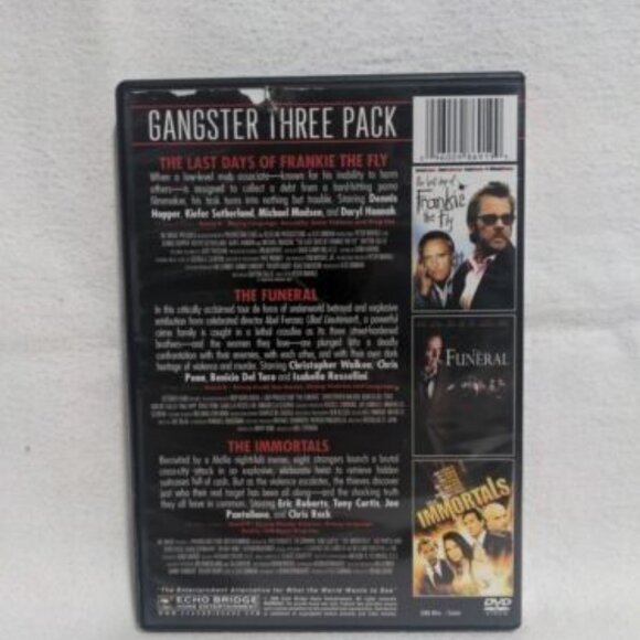 3-Film DVD: Frankie the Fly, The Funeral, The Immortals (2003) Good Cond! - Picture 2 of 3